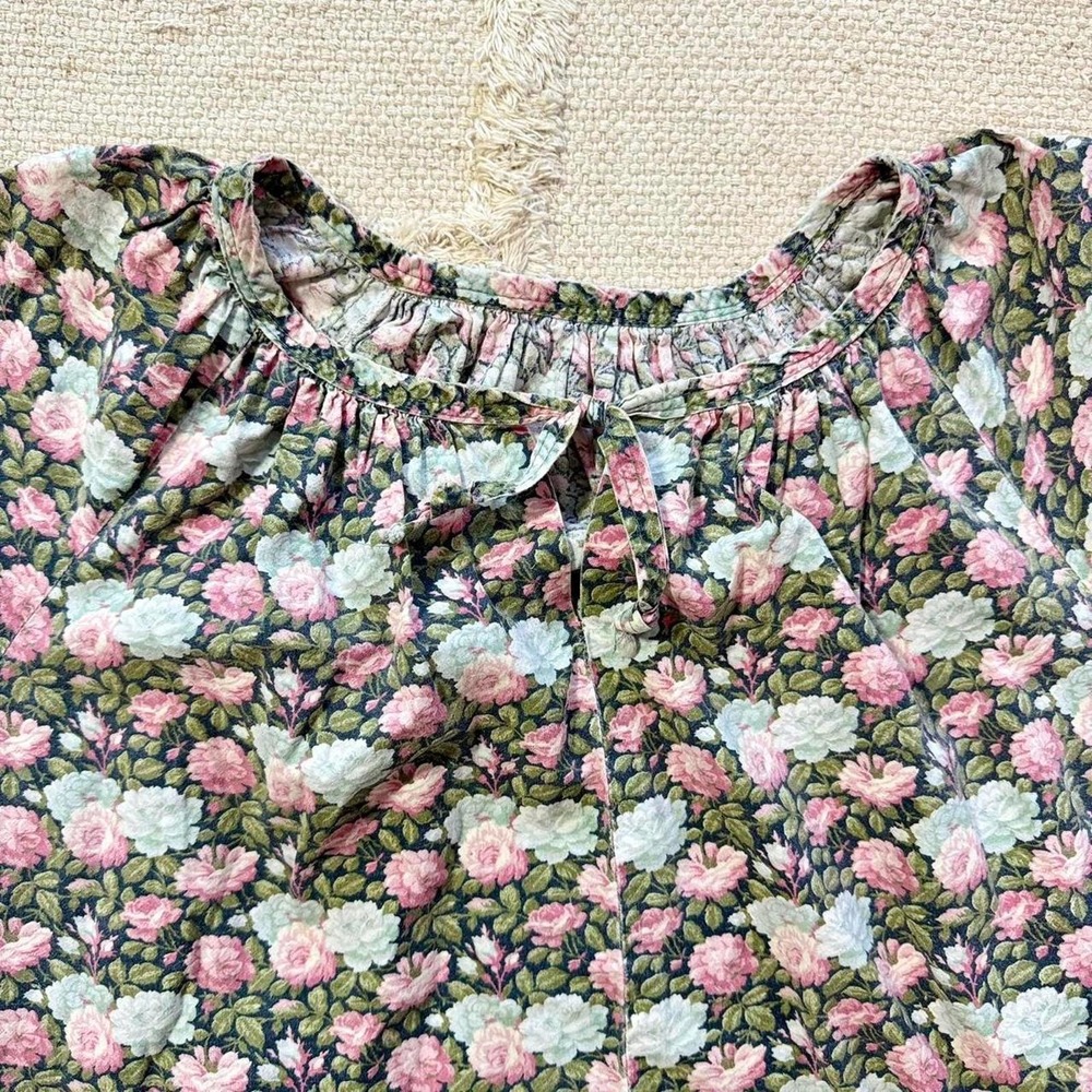 Vintage Floral Babydoll Nightgown Dress (M) - Picture 3 of 8